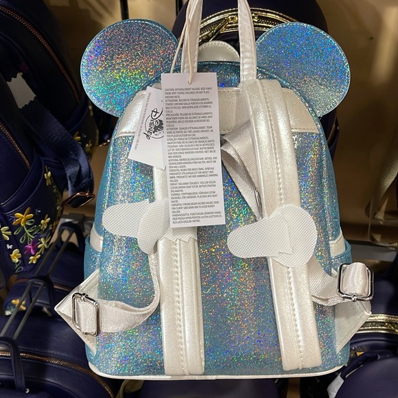 Disney Cruise Line Loungefly Mini Backpack - 25th Anniversary - Shimmering Seas - Picture 7 of 16